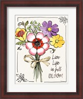 Framed Sunny Bouquets III