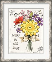 Framed Sunny Bouquets IV