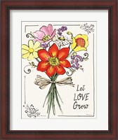 Framed Sunny Bouquets I