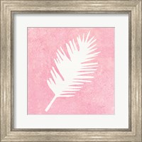 Framed Tropical Fun Palms Silhouette I