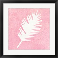 Framed 'Tropical Fun Palms Silhouette I' border=