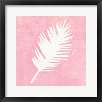 Framed Tropical Fun Palms Silhouette I