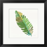 Framed 'Tropical Fun Palms IV' border=