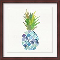 Framed Tropical Fun Pineapple II