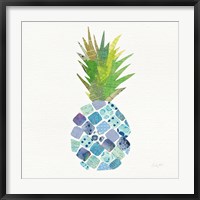 Framed Tropical Fun Pineapple II