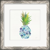Framed 'Tropical Fun Pineapple II' border=