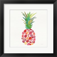 Tropical Fun Pineapple I Framed Print