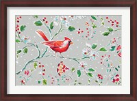 Framed Holiday Wings I