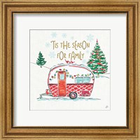 Framed 'Christmas in the Country VI' border=