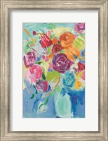 Framed Matisse Florals Pastel Crop