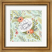 Framed Retro Garden V Mint