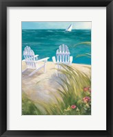 Regatta I Crop Framed Print