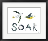 Bird Words IV Framed Print