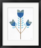 Retro Blooms I Framed Print