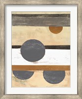 Framed Stripes and Circles Neutral