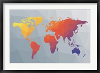 Framed Geo Map I