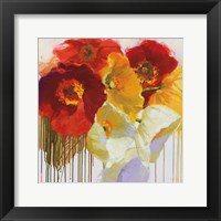 Framed Red and Yellow Sensations