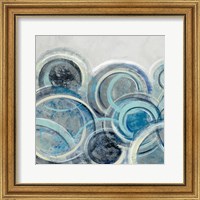 Framed 'Variation Blue Grey II' border=