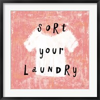 Framed Laundry Rules III