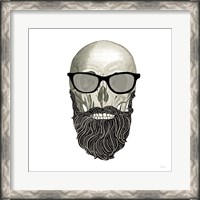 Framed Hipster Skull I