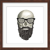 Framed Hipster Skull I