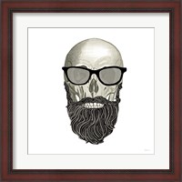 Framed Hipster Skull I