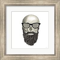 Framed Hipster Skull I