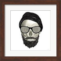 Framed Hipster Skull II