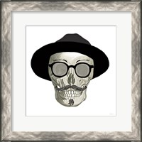 Framed Hipster Skull III