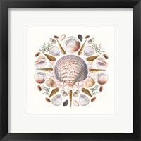 Framed 'Ocean Mandala I' border=