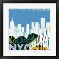 Framed New York City Life NYC