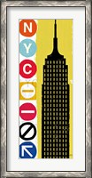 Framed New York City Life Empire