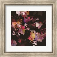 Framed Glitchy Floral III