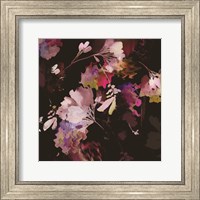 Framed Glitchy Floral IV