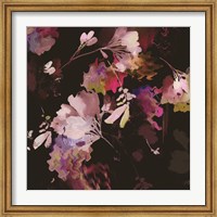 Framed Glitchy Floral IV