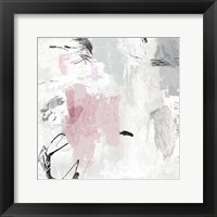 Framed Gray Pink II