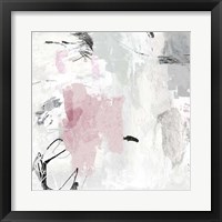 Framed 'Gray Pink II' border=