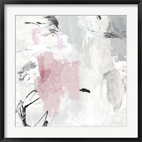 Framed Gray Pink II