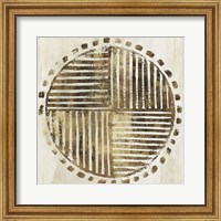 Framed African Lines I