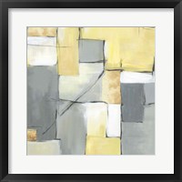 Framed Golden Abstract I