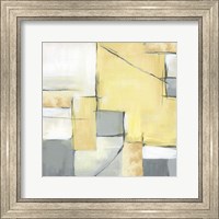 Framed Golden Abstract II
