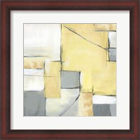 Framed Golden Abstract II