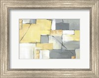 Framed Golden Abstract III
