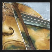 Framed Musical Violin