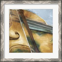Framed 'Musical Violin' border=