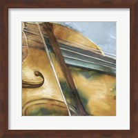 Framed Musical Violin