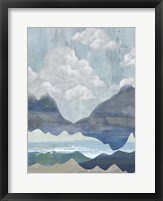 Framed Cloudy Mountains I