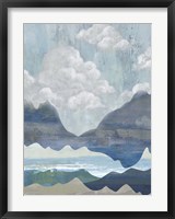 Framed Cloudy Mountains I