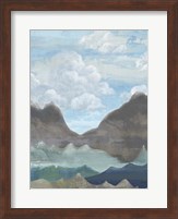 Framed Cloudy Mountains II