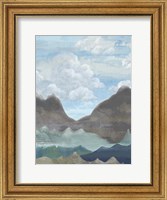 Framed Cloudy Mountains II